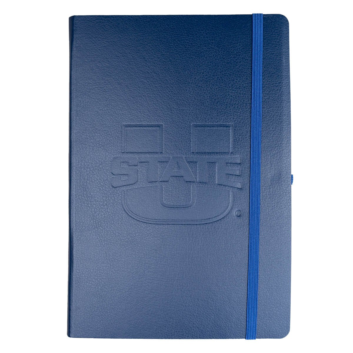 U-State Debossed Textured Lined Journal Navy
